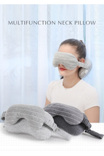 2 in 1 - neck pillow with eye mask